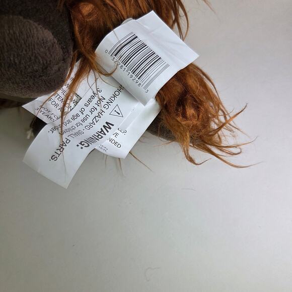 Star Wars Bantha Plush Pillow Jay Franco Mandalorian 14” Brown Shaggy Faux Fur - Picture 9 of 15